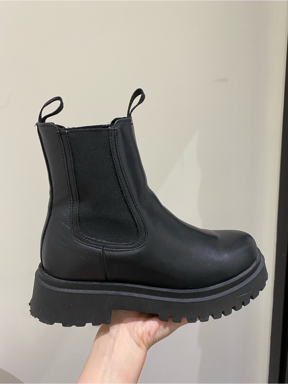 Thursday Boot Company Black Lug Ankle Boots